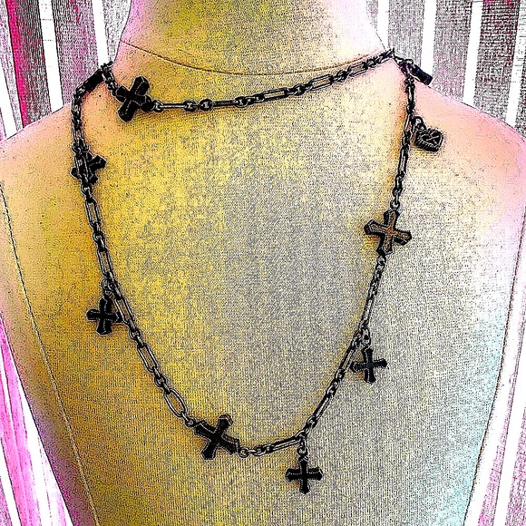Virgins Saints & Angels San Benito Cross Necklace - Picture 8 of 16